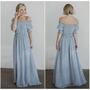 Baltic Born Harper Dress in Blue